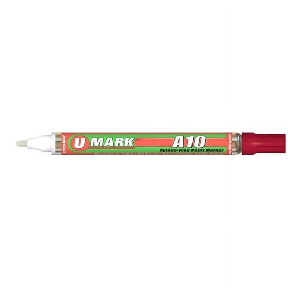 U-Mark 2 mm A10 Paint Marker, Red - 12 per Box