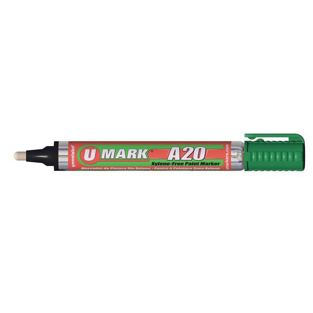 Markal 96960 Medium Pro-Line HP Paint Markers, 1/8, White