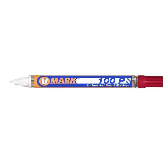 U-Mark UMARK10204FL 100P Fine Line Paint Marker, Red
