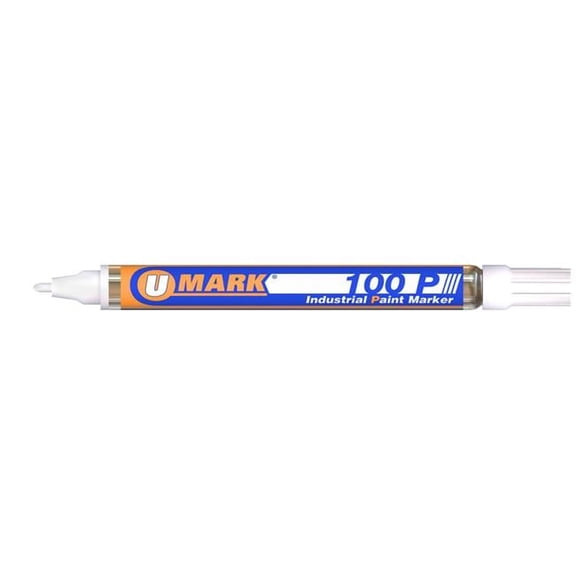 U-Mark UMARK10205FL 100P Fine Line Paint Marker, White