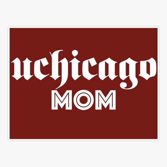 U Mom Simple Quote Sticker