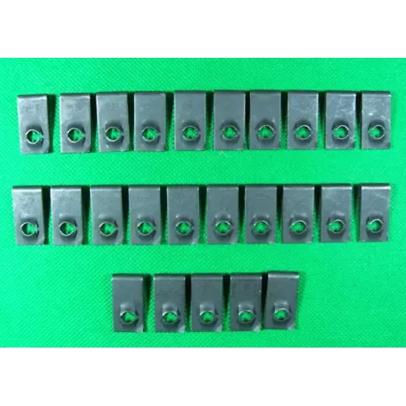 U Nuts 1/4-20 Car Truck Sheet Metal Body Clip J Type Retainer Nut Fastener (25)