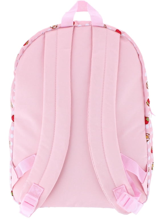 U.P.D., INC Girls Gingham Strawberry Shortcake 16 Inch Backpack
