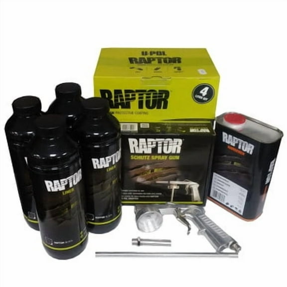 U-POL Black Spray On Raptor Bed Liner Kit, 820