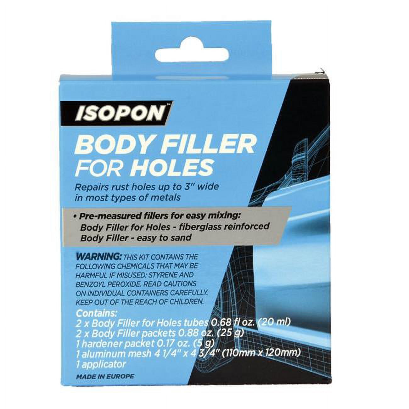 UPOL Products UP5004 Isopon Body Filler for Holes