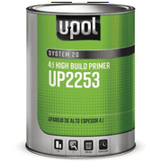 U Pol Products 2275 National Rule High Build Primer, 1 gal Tin, Black, 4:1 Mixing
