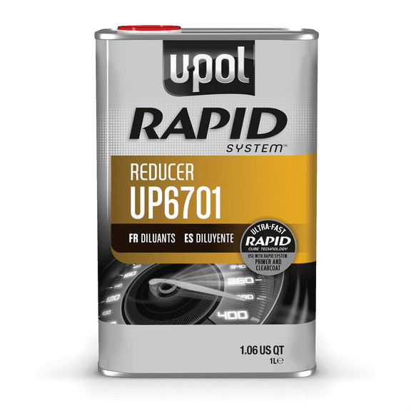 U Pol Products RAPID SYSTEM UP6701 Reducer, 1 L Tin, Clear, Liquid