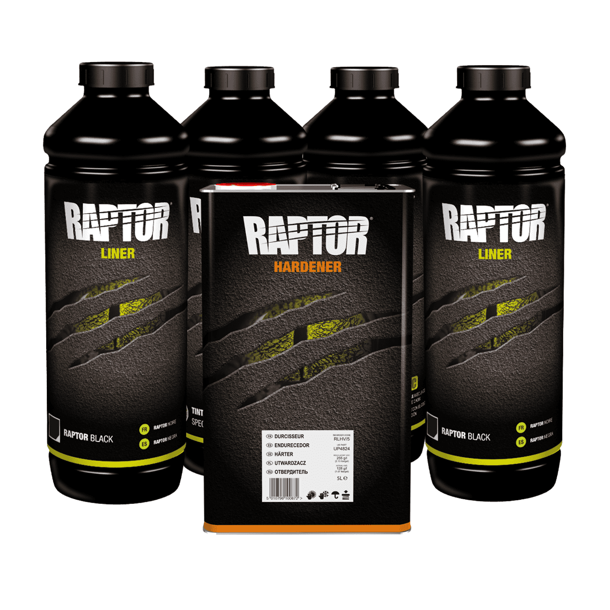 UPOL Raptor Black Truck Bed Liner Kit (4 Liter)