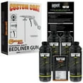 thumbnail image 1 of U-POL Raptor Black Urethane Spray-On Truck Bed Liner Kit w/ FREE Custom Coat Spray Gun with Regulator, 4 Quarts, 1 of 7