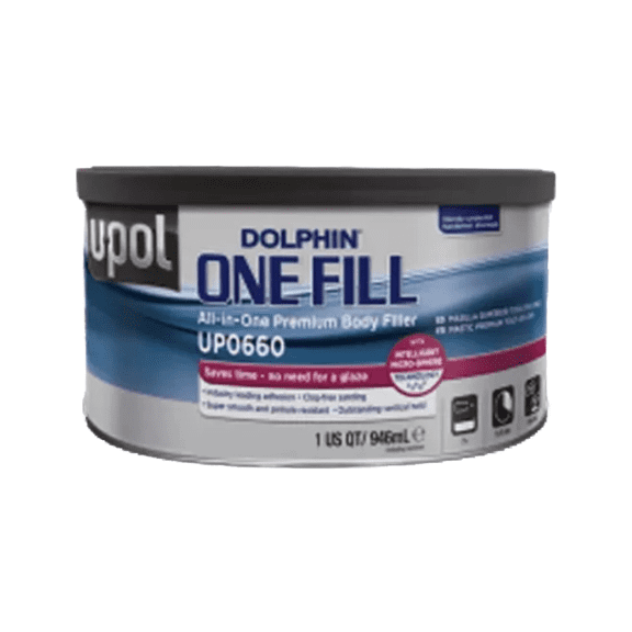 U-POL UPL-UP0660 Dolphin One Fill Automotive Body Filler