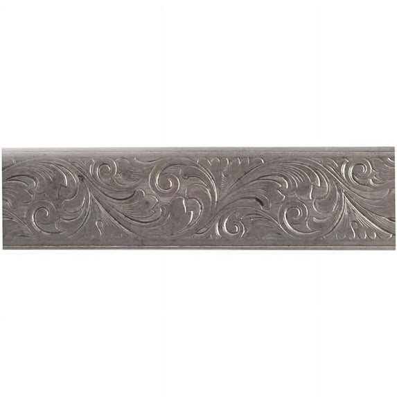 U - Paint Collectible Vintage Antique Silver Bookmark - Acanthus Leaf Scroll
