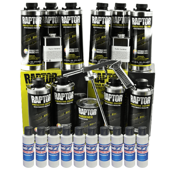 U-Pol Raptor Bedliner Kit Ford White 10 Liters