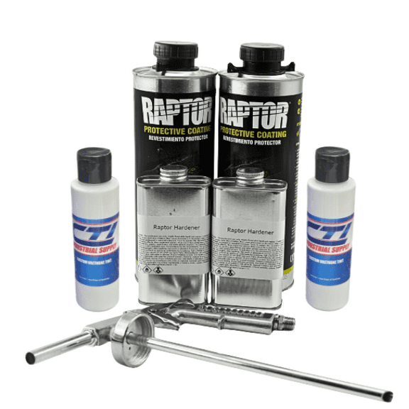 U-Pol Raptor Bedliner Kit Ford White 2 Liters