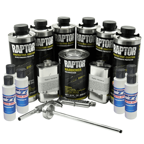 U-Pol Raptor Bedliner Kit GM White 6 Liters