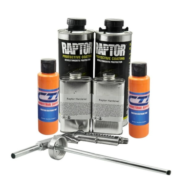 U-Pol Raptor Bedliner Kit Orange Crush 2 Liters