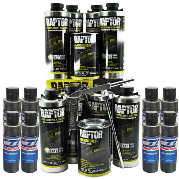 U-Pol Raptor Bedliner Kit Shadow Gray 8 Liters