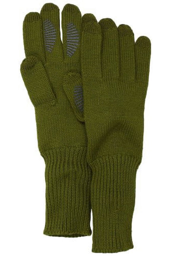 Women's Long Cuff Knit Glove, Military, One Size