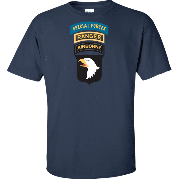 U.S. 101st Airborne Ranger Special Forces T-shirt