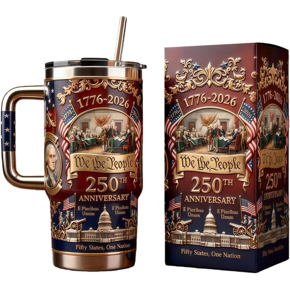 U.S. 250th Anniversary Commemorative 30oz Travel Tumbler Cup