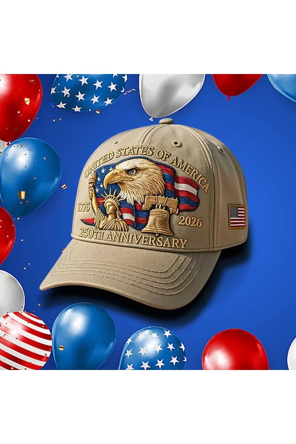 U.S. 250th Anniversary Commemorative Hat, Adjustable Retro Baseball Cap, Collector’s Limited Edition, Celebrate America’s 1776–2026 Independence Souvenir