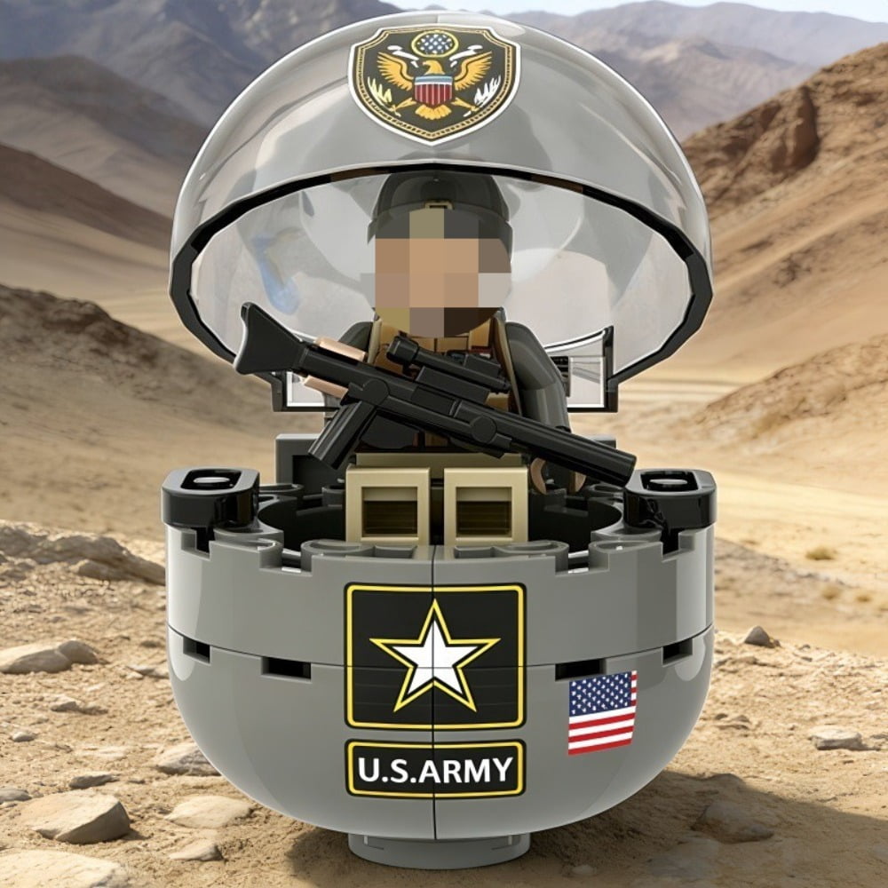 U.S. 250th Anniversary Military Branches Capsule Building Blocks Set ...