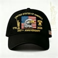 thumbnail image 1 of U.S. 250th Anniversary Patriotic Printed Cap, Vintage Washed Adjustable Baseball Hat with USA Flag Graphic, Celebrate America’s 250 Years of Freedom and Heritage, Unisex Commemorative Style, 1 of 8