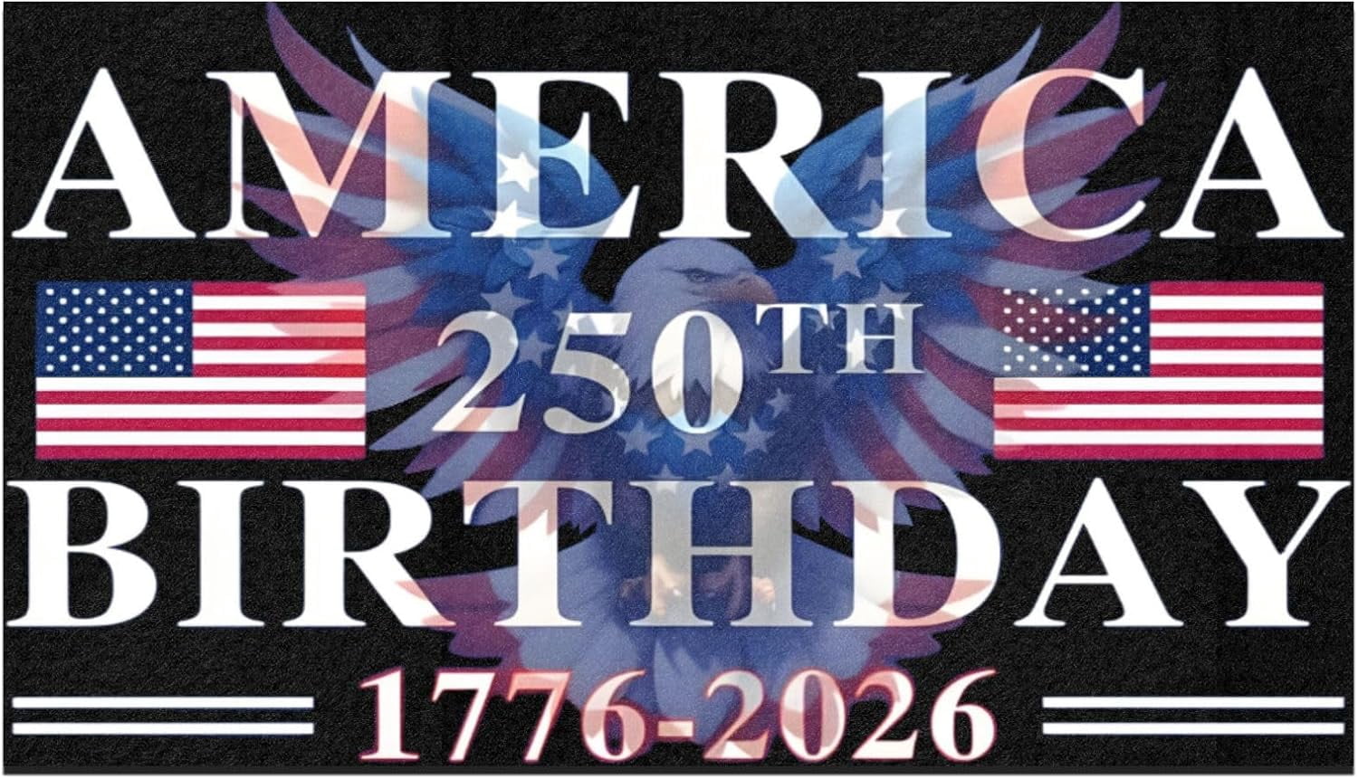 U.S. 250th Anniversary Rug for Door Mat 24x16 Inch - Walmart.com