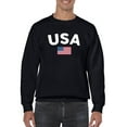 thumbnail image 1 of U.S.A. And Flag Sweatshirt Men -GoatDeals Designs, Male 3X-Large, 1 of 4