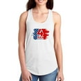 thumbnail image 1 of U.S.A. Flag July 4Th Racerback Tank Women -Image by Shutterstock, Female XX-Large, 1 of 4