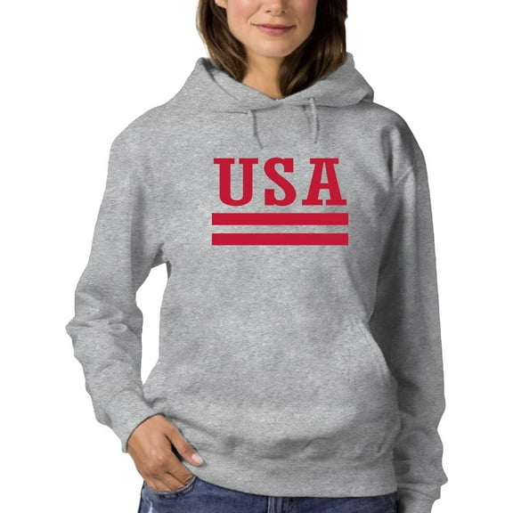 U S A Hoodie Women -GoatDeals Designs, Female Small