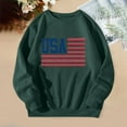 thumbnail image 1 of U.S.A Letter Graphic Thermal Print Hoodie Large Womens Sweatsuit Hoodies Women Zippe Long Sleeve T Shirts Front Zip Yoga Top Women's Sweatshirts Jackets Women Ladies Zippe Sweatshirt Front Zip Jacket, 1 of 3