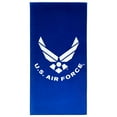 thumbnail image 1 of U.S. AIR FORCE 30X60 INCHES LICENSED BEACH TOWEL, 1 of 2