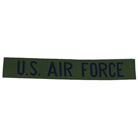 U.S. AIR FORCE NAME TAPE STYLE Patch - Blue/OD Green - Veteran Owned Business.