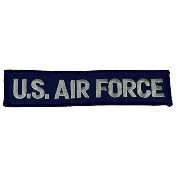 U.S. AIR FORCE NAME TAPE STYLE Patch - Blue/White - Veteran Owned Business.