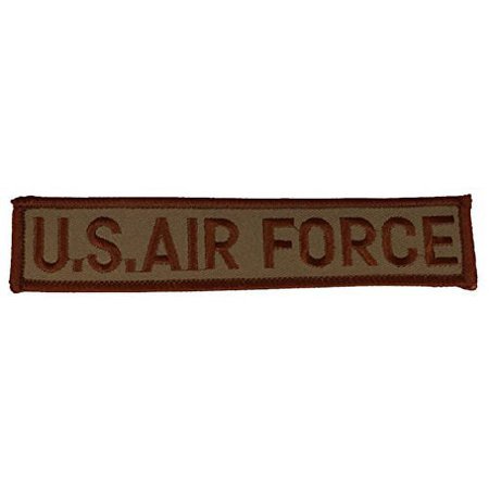 U.S. AIR FORCE NAME TAPE STYLE Patch - Desert/Tan - Veteran Owned Business.