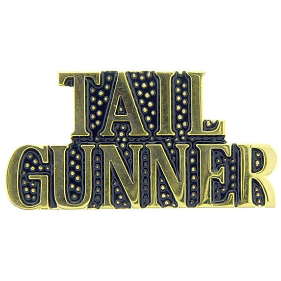 U.S. AIR FORCE, Script TAIL GUNNER - Original Artwork, Expertly Designed PIN - 1"