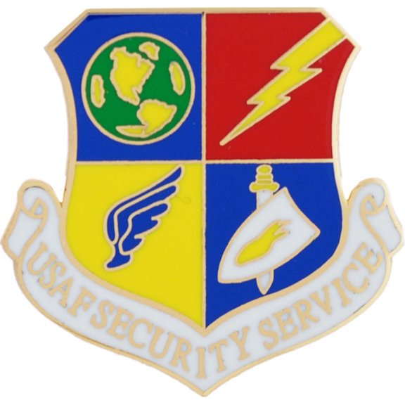 U.S. AIR FORCE, USAF SECURITY SERVICE - Original Artwork, Expertly Designed PIN - 1"