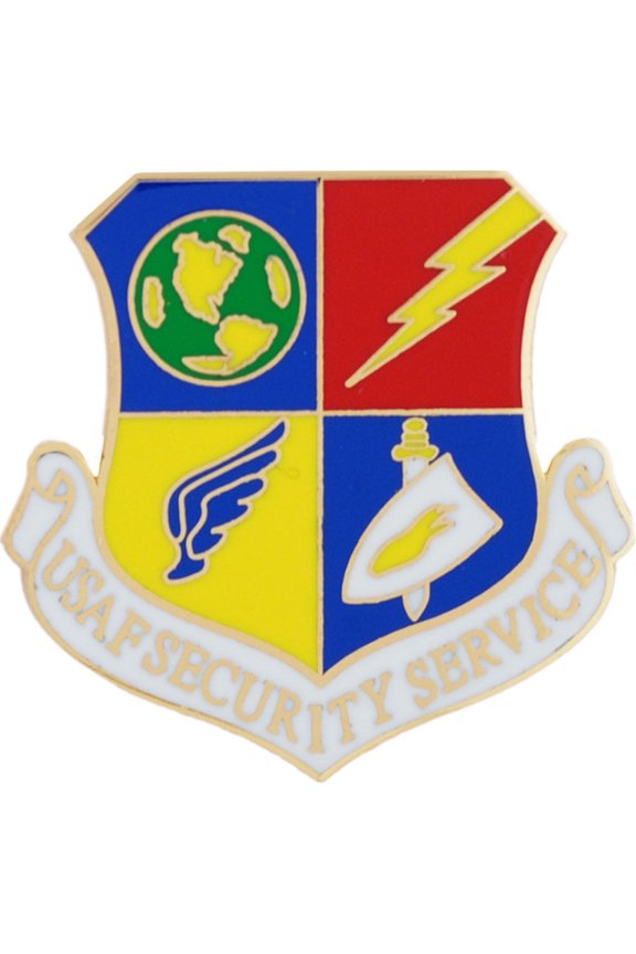 U.S. AIR FORCE, USAF SECURITY SERVICE - Original Artwork, Expertly Designed PIN - 1"