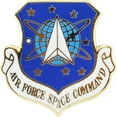 thumbnail image 1 of U.S. AIR FORCE, USAF SPACE COMMAND - Original Artwork, Expertly Designed PIN - 1", 1 of 1
