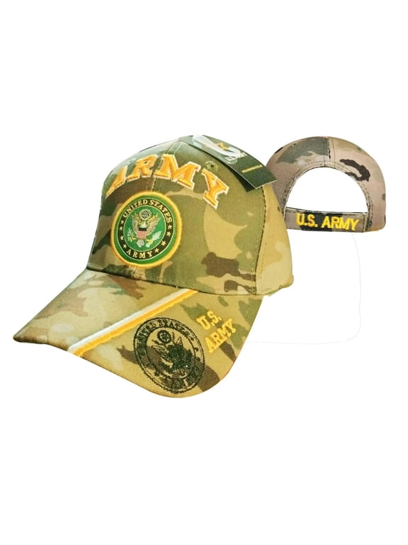 U.S. ARMY LETTERS EMBLEM OCP DIGITAL CAMO EMBROIDERED HAT CAP (LICENSED)