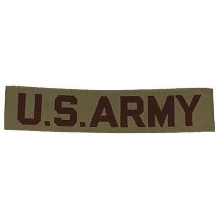 U.S. ARMY NAME TAPE STYLE Patch - Desert/Tan - Veteran Owned Business.