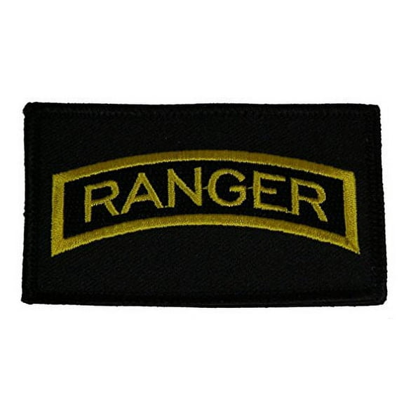 U.S. ARMY RANGER TAB 2 PIECE PATCH - Subdued Hook and Loop - Veteran Owned Business.