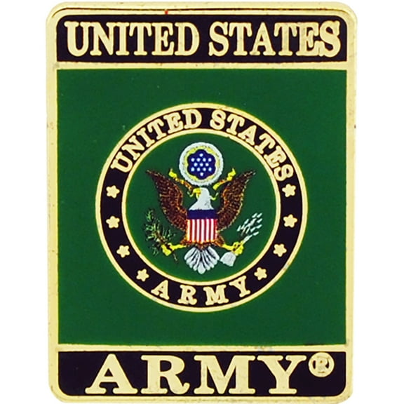 U.S. ARMY, UNITED STATES ARMY SYMBOL - Original Artwork, Expertly Designed PIN - 1.125"