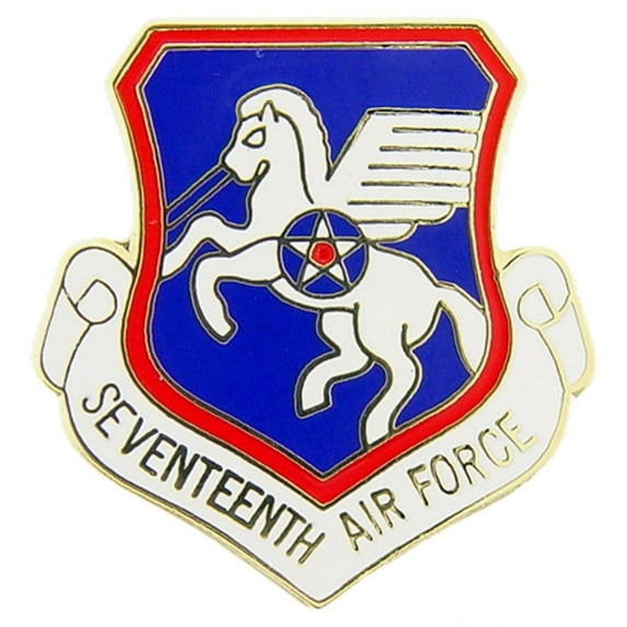 Eagle Emblems P15964 Pin - USAF, 17th, Shield - 1 in.
