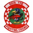 thumbnail image 1 of U.S. Air Force 60th TFS Fighting Crows Patch 3", 1 of 1