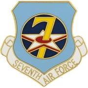 Eagle Emblems P15954 Pin - USAF, 7th, Shield - 1 in.