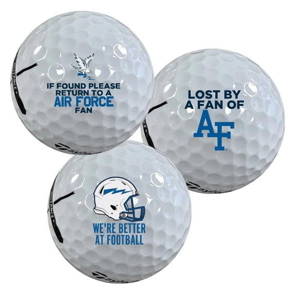 U.S. Air Force Academy Falcons Edition Funny Taylormade Distance+ Golf Balls 12-Pack (Dozen)