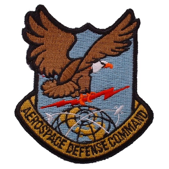 Eagle Emblems PM0371 Patch - USAF, Aerospace Defense Command - 3.25 in.