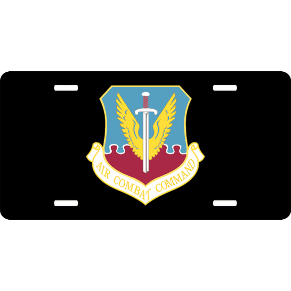 U.S. Air Force Air Combat Command License Plate