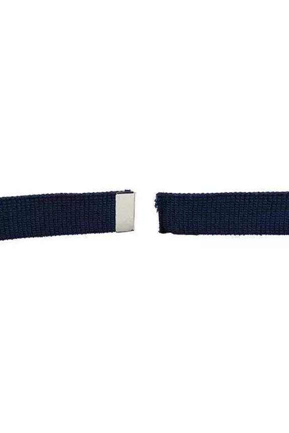 U.S. Air Force Belt Blue Cotton Web With Mirror Finish Tip Genuine USAF 44"
